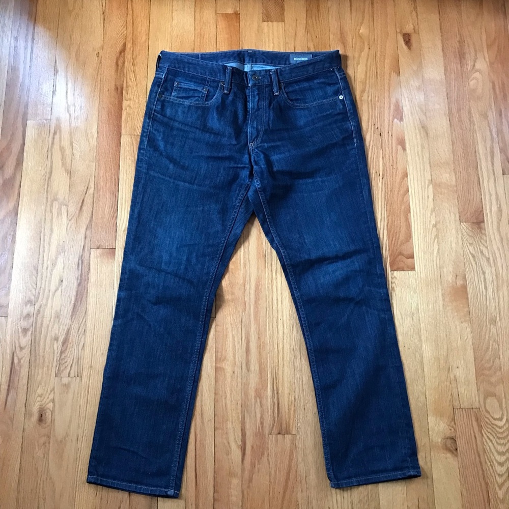 Bonobos The Blue Jean Dark Indigo Straight Jeans 34x30